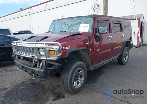 2003 Hummer H2 из США, поврежденный, VIN 5GRGN23U73H109750
